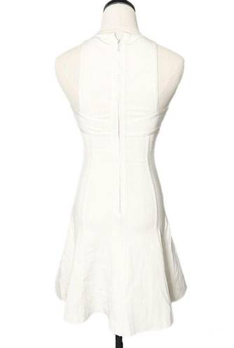 a.n.a NWOT Mariam  Barska White Fit and Flare Sleeveless Mini Dress Size XS