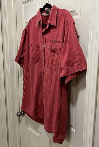 Harley Davidson  short sleeve button down shirt owners group Rocky Mountain rally