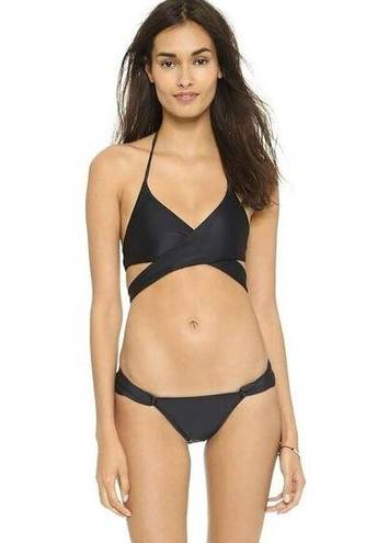 Vix Paula Hermanny  NWT Middle Loop Wrap Halter Bikini Top Size Large