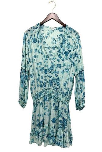 Poupette St. Barth  MINI DRESS ILONA AQUA GRASSE WOMENS SIZE M