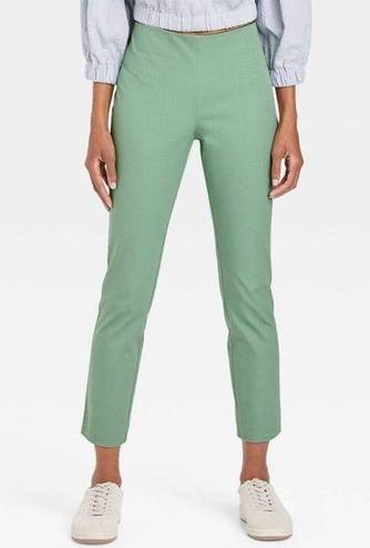 A New Day  | Green Skinny Leg Pants Elastic Waist Size Medium