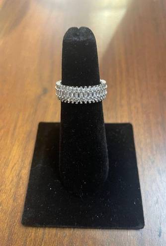 The Row REVOLVE The M Jewelers NY The Three Eternity Band in Silver Size 6