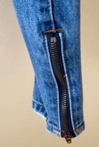 One Teaspoon Freebirds Busted Knee Ripped Distressed Skinny Ankle Jeans