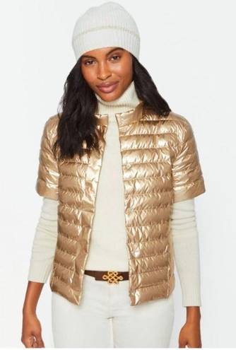 J. McLaughlin  Sarabeth Puffer Jacket Gold