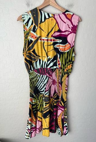 Maaji  Spotlight Colorful Tropical Print Mini Coverup Dress