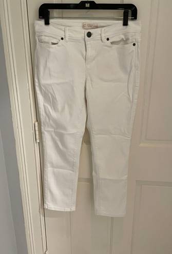 J.Jill  white jeans 