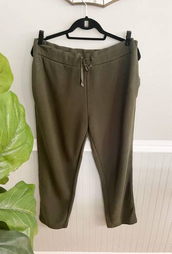 Ted Baker Women's Size 4 Olive Green Fleece Jogging Pants