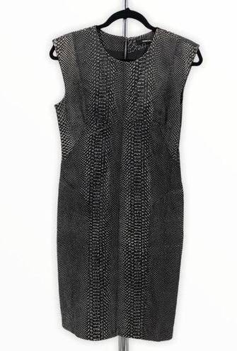 Kimberly  Ovitz Snakeskin Embossed Leather Dress