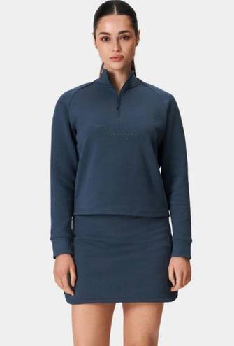 The Range Navy Zip Sweater