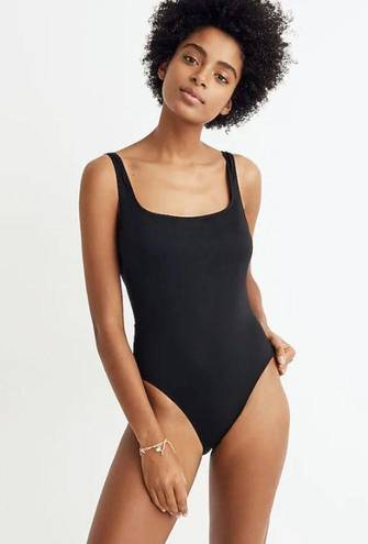 Madewell New!  Second Wave Square-Neck Tank One-Piece Swimsuit in Tropicale Flora