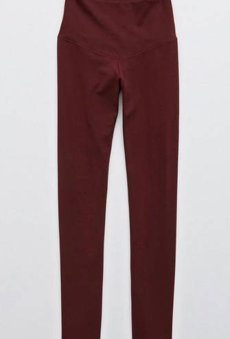 Aerie red  real me high waisted 7/8 legging