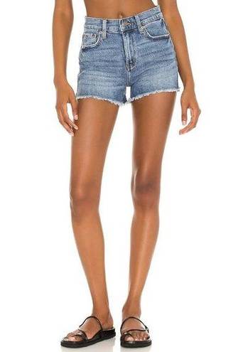 Pistola  Winston Relaxed High Rise Cuffed Denim Shorts in Mystique 28 New Jean