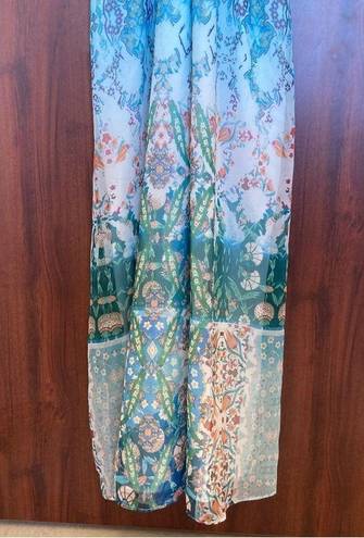 City Chic NEW  Istanbul Rhinestone Luxe Blue Maxi Dress Size 14