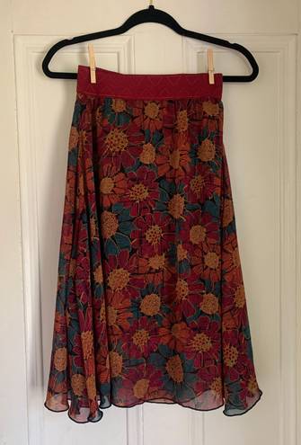 Floral Skirt Multi Size M