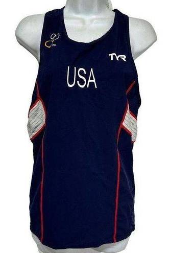 Tyr. USA tank top triathlon team Size M