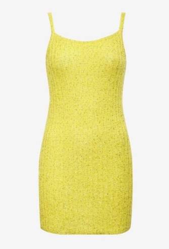 Rumored Yellow Palm Beach Mini Dress Size XS