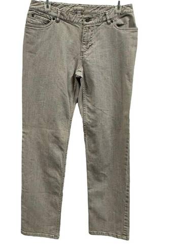 J.Jill  Straight Slim Leg Stretch Mid Rise Gray Jeans Women’s Size 6P