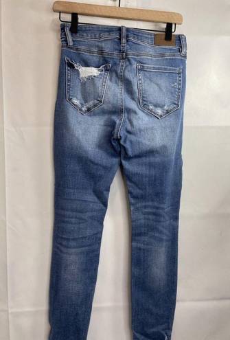 Hidden Jeans Hidden Size 30 Distressed Medium Wash Stretch Denim Jeans