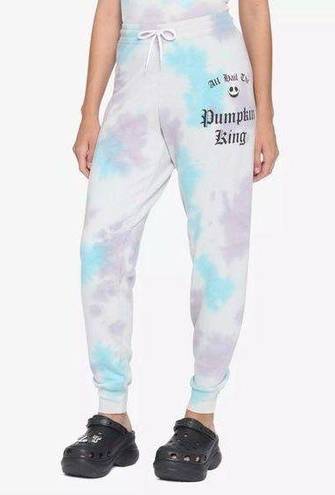 Disney The Nightmare Before Christmas Jack Tie-Dye Girls Sweatpants Size XL New