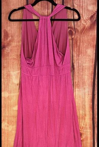 Fashion Bug Women’s Sz M stretchy pink maxi dress from  - super cute & comfy!