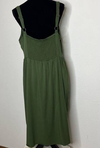 Market & Spruce  green dress size XL. Adjustable straps.