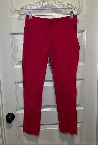 A New Day  Pink Side Zip Anke Crop Trouser Pants size 2