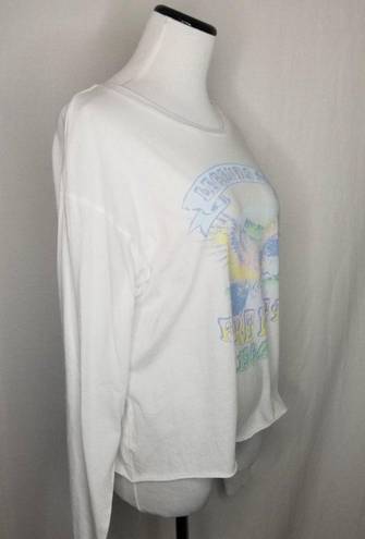 Grayson Threads White Forever Legends 1994 Long Sleeve Crop Top Tee Size XL