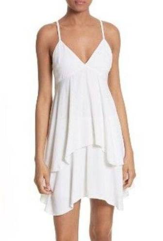 Alice + Olivia New  Delilah Stretch Silk Slip Dress