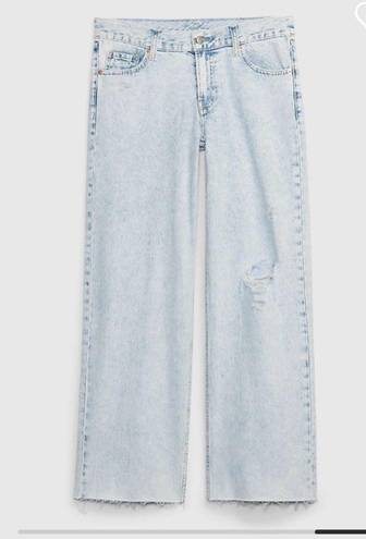 Gap NWT  Low-Rise Stride Wide Leg Jeans (14)