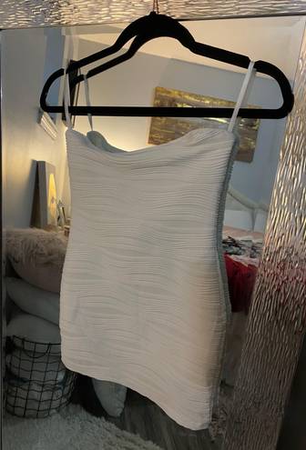 White Strapless Dress Size XS