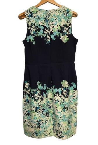 Krass&co New‎ York &  blue with green flower print dress size 12