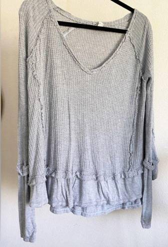 We The Free Flash sale!!! Free People thermal long sleeve shirt