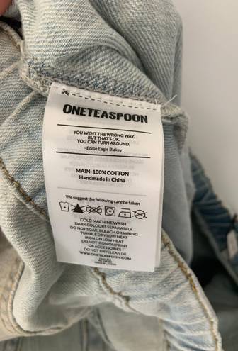 One Teaspoon Hustler Shabbies Boyfriend Drawstring Jean