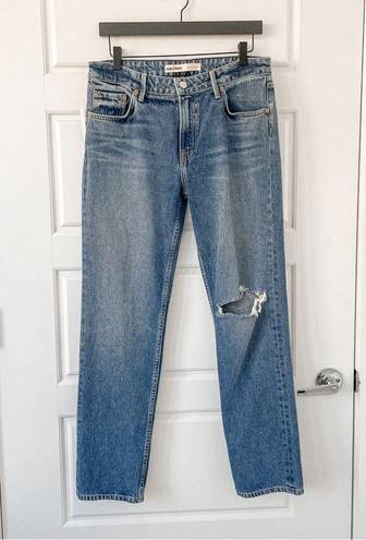 GRLFRND NEW  Kate Low Rise Slim Crop Jeans Hidden Hills