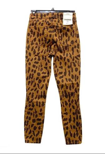 L'Agence L’Agence Margot Leopard Crop Skinny Jeans, Size 25, NWT