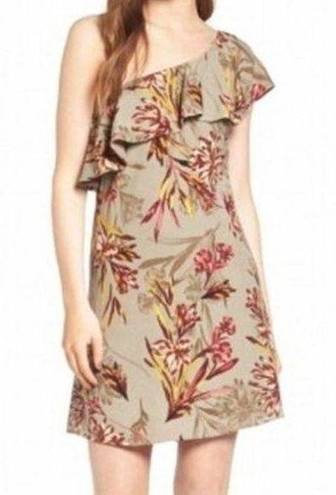 ASTR  The Label Floral One Shoulder Mini Dress women's size medium