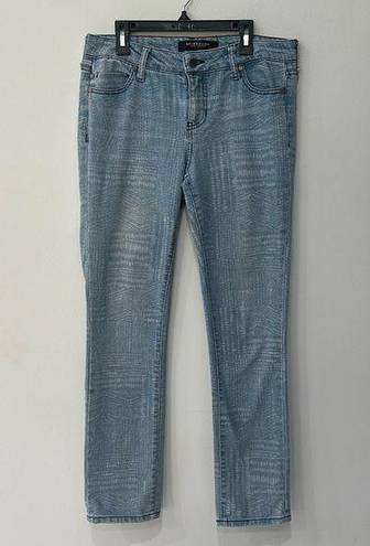 Liverpool JEAN COMPANY Women's Size 4 Skinny Stretch Jeans With Pattern