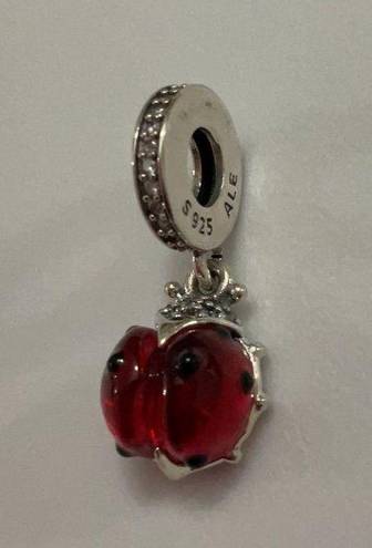 Pandora Red Ladybird Dangle Charm