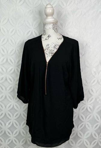 City Chic  Sexy Fling Elbow Sleeve Top - black NWT Size 14