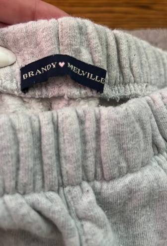 Brandy Melville Gray Rosa Sweatpants