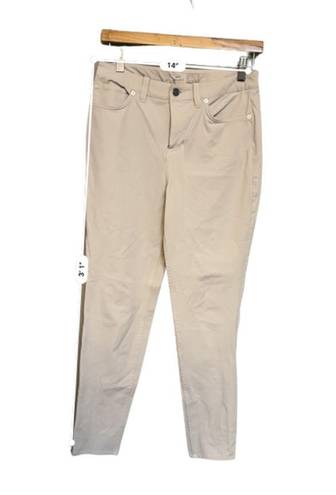 Nike  Dri Fit Light Tan Pants Size 4 Flat Front Stretch