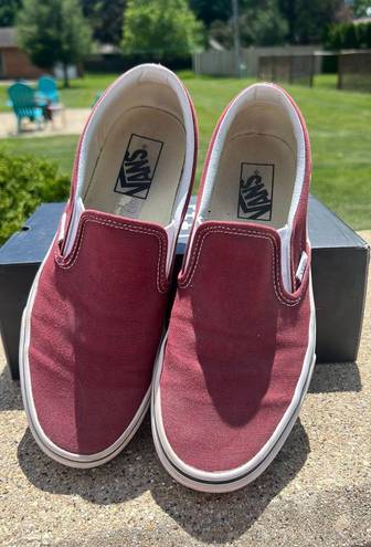 Vans maroon