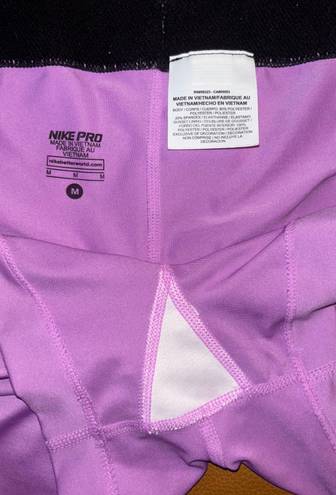 Nike Pro Dri-Fit Spandex Shorts Purple