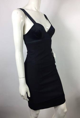 Rebecca Taylor  Wool Underwire Bustier Fitted Bodycon Dress 0