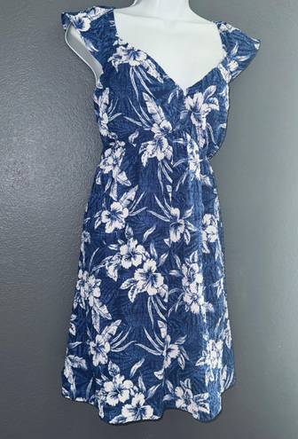 American Eagle New w/ $54 Tags  Blue Flower Sundress Dress Women’s size XL