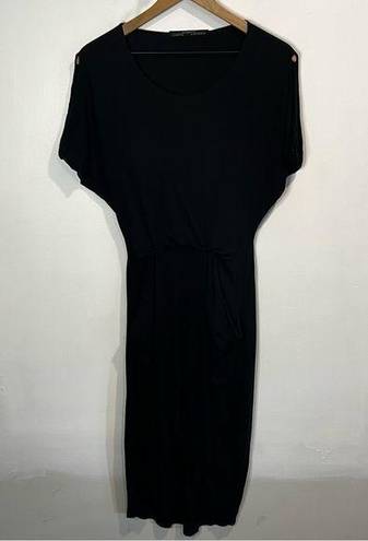 Women’s | All Saints black drape knit dress | Size 2