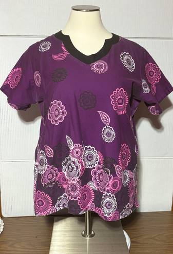 Butter Soft Scrub Top 2X