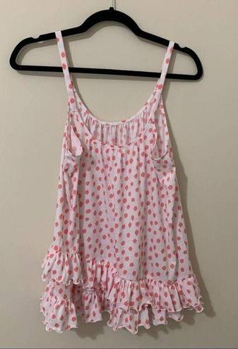 Oscar de la Renta  polka dot sleep top size S