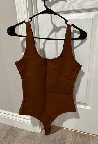 Womens Brown Bodysuit New Size L