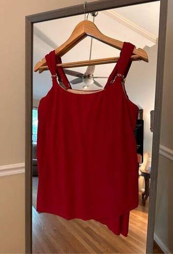 MiracleSuit Micraclesuit NWT 14DD Tankini Top Red